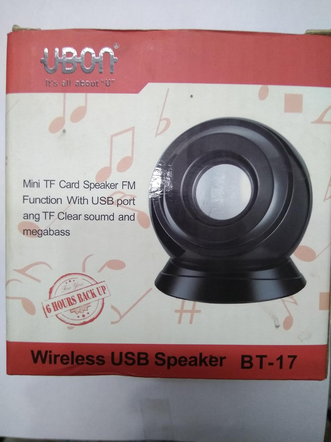 ubon bt 17 speaker