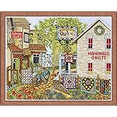 Village Shops Counted Cross Stitch Kit