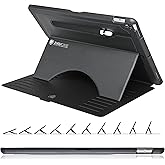ZUGU CASE 2017/2015 iPad Pro 12.9 inch (Old Model) 1st & 2nd Gen Case Prodigy X, Very Protective But Thin, Convenient Magnetic Stand, Sleep/Wake Cover for Men & Women, Black