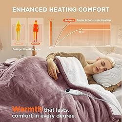 Bedsure Electric Twin Blanket - Soft Flannel