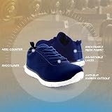Get Fit Women's Lightweight Running Trainers Navy 5-38 Breathable Mesh view 5