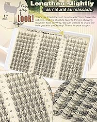 Goddvenus Natural Lash Clusters Wispy Manga Eyelash