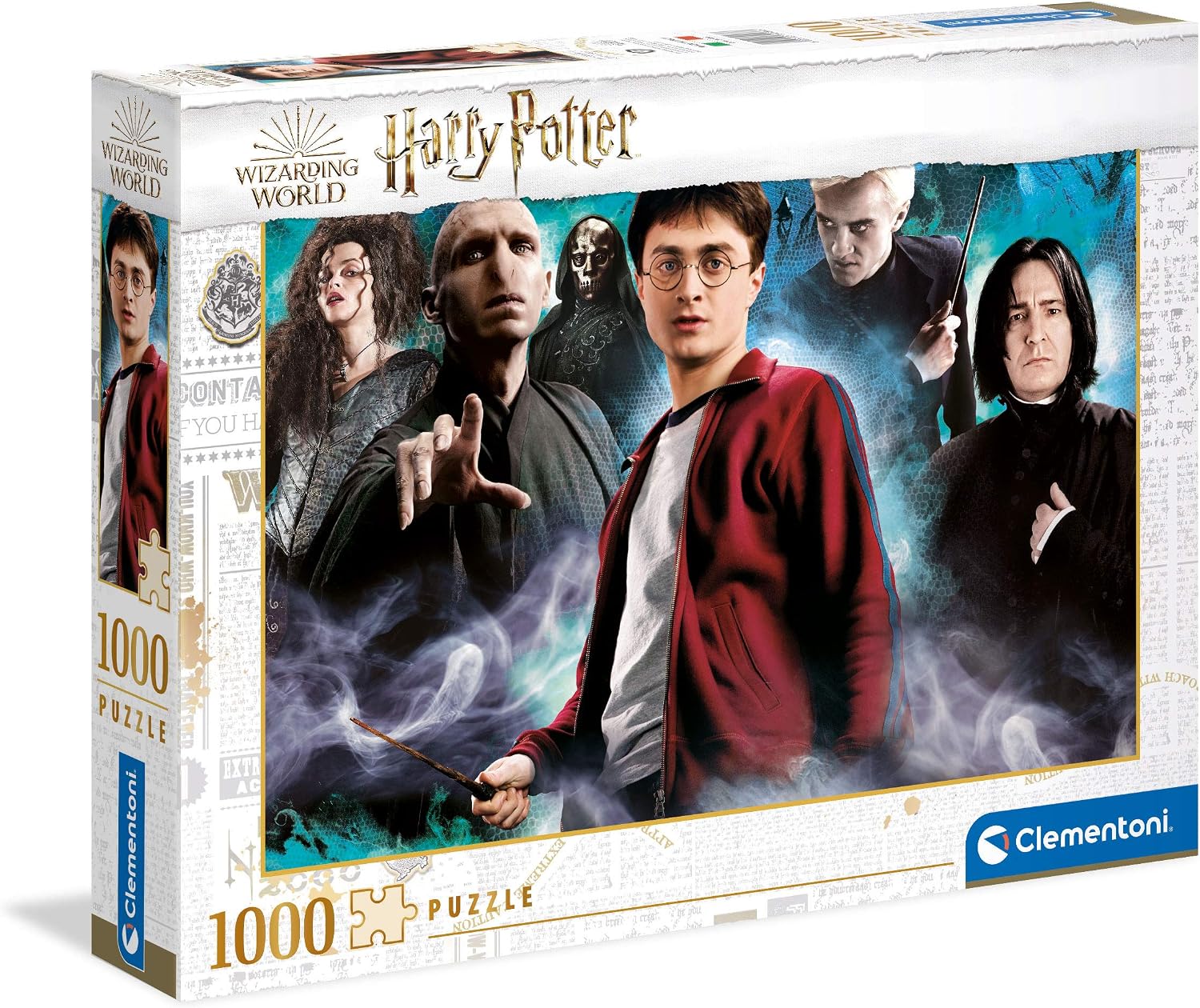 Clementoni 39586, Harry Potter Puzzle for Adults and Children - 1000 Pieces, Ages 10 years Plus, Multi-coloured, 1000 pezzi, 69 x 50 cm