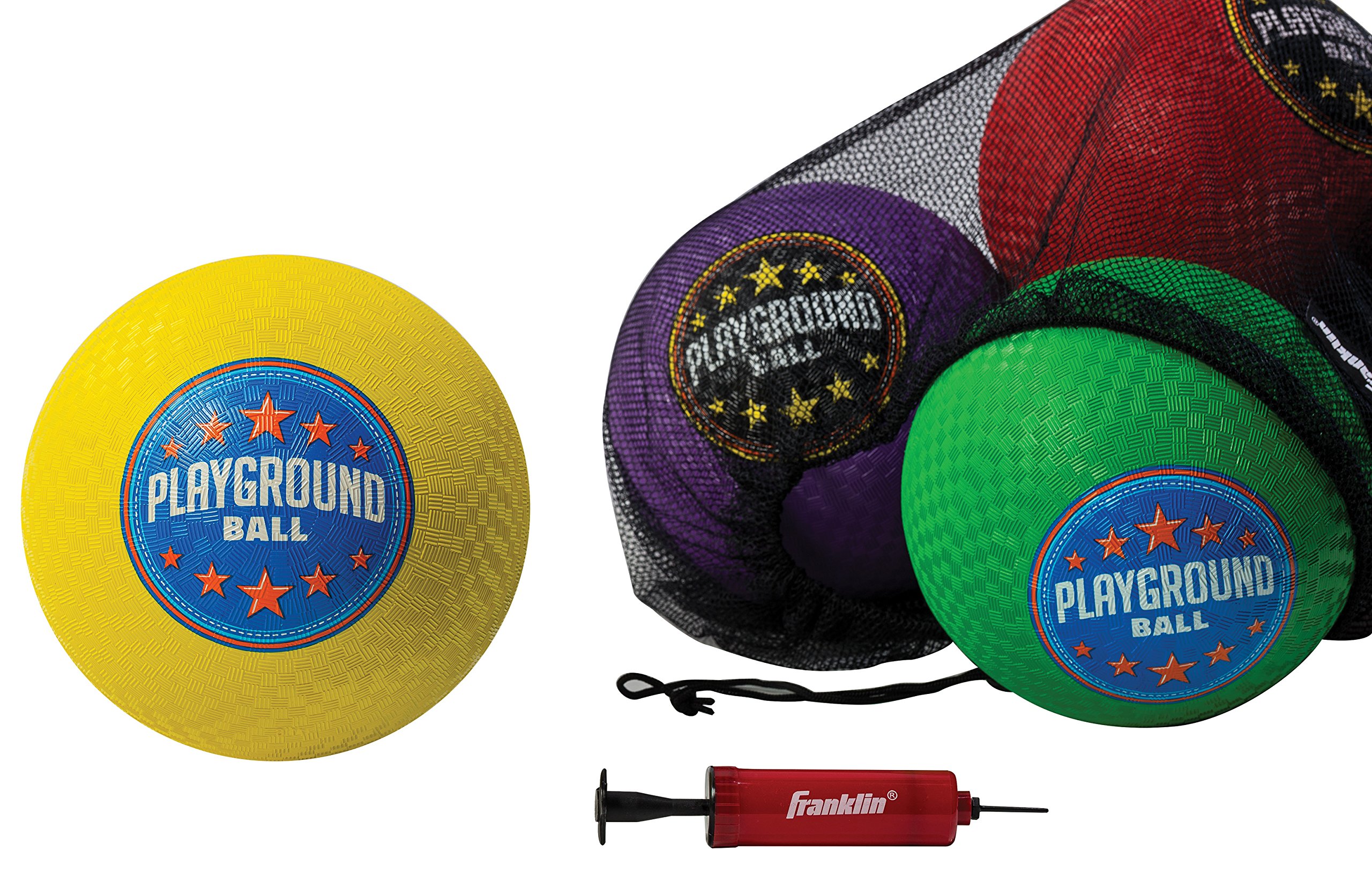 Franklin Sports Playground Balls Rubber Kickballs and Playground