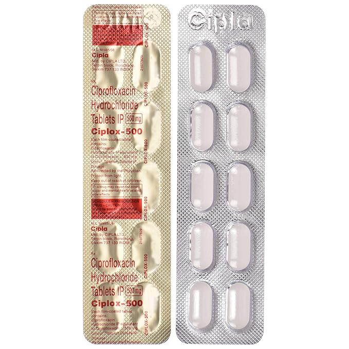 ciprofloxacin hydrochloride tablets ciplox 500