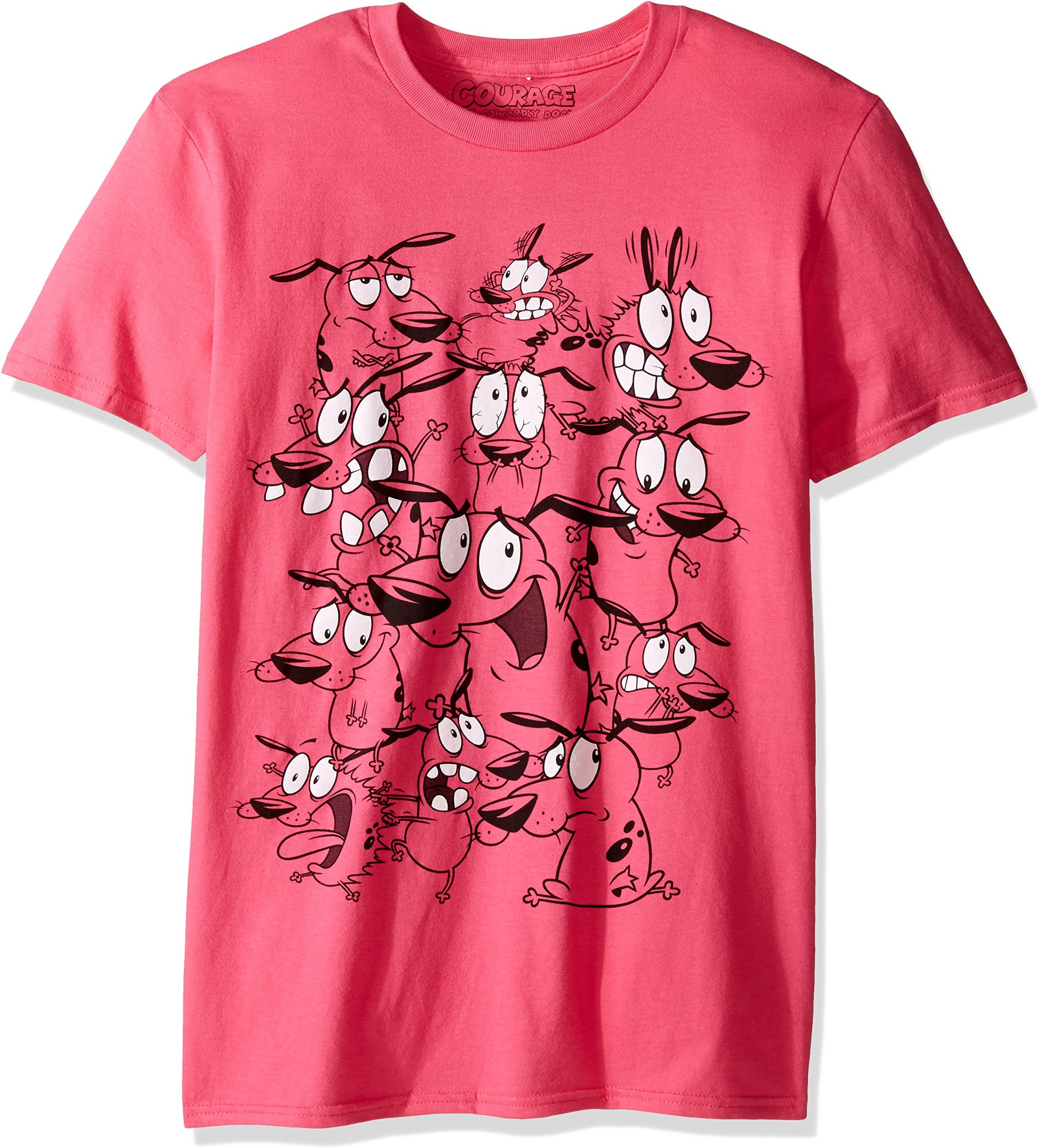 Courage the Cowardly Dog Men's Courage Poses Graphic T-Shirt