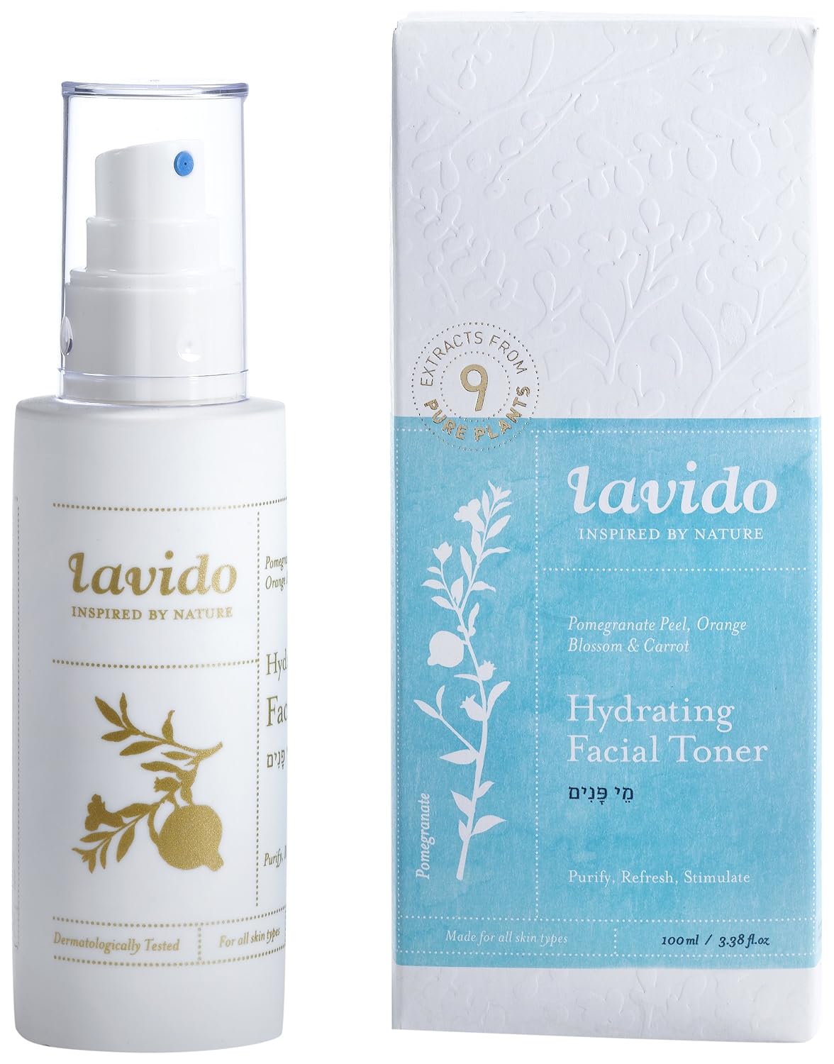 Lavido - Natural Hydrating Facial Toner (120 ml) Lavido - Natural Purifying Facial Toner (120 ml) | Clean, Non-Toxic Skincare