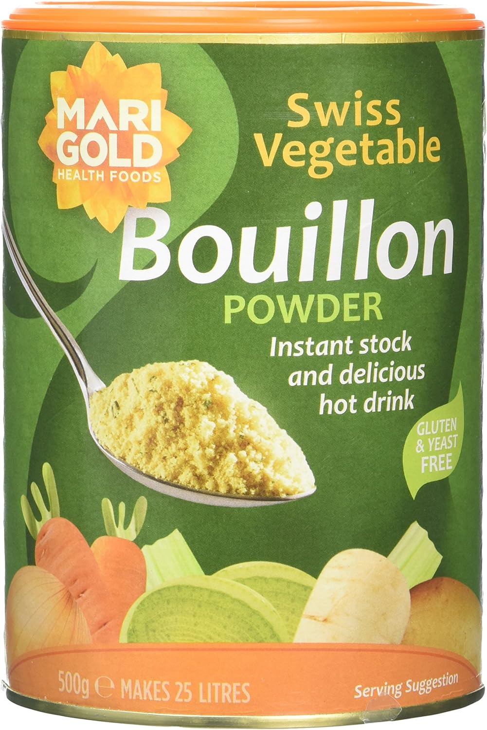 Marigold Swiss Vegetable Bouillon 500 g (Pack of 2) Amazon.co.uk Grocery