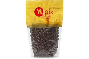 Yupik Milk Chocolate Covered Peanuts, 1 kg, 6 Count, Kosher, Peanuts Dipped in Fine Milk Chocolate, Crunchy & Smooth, Chocola