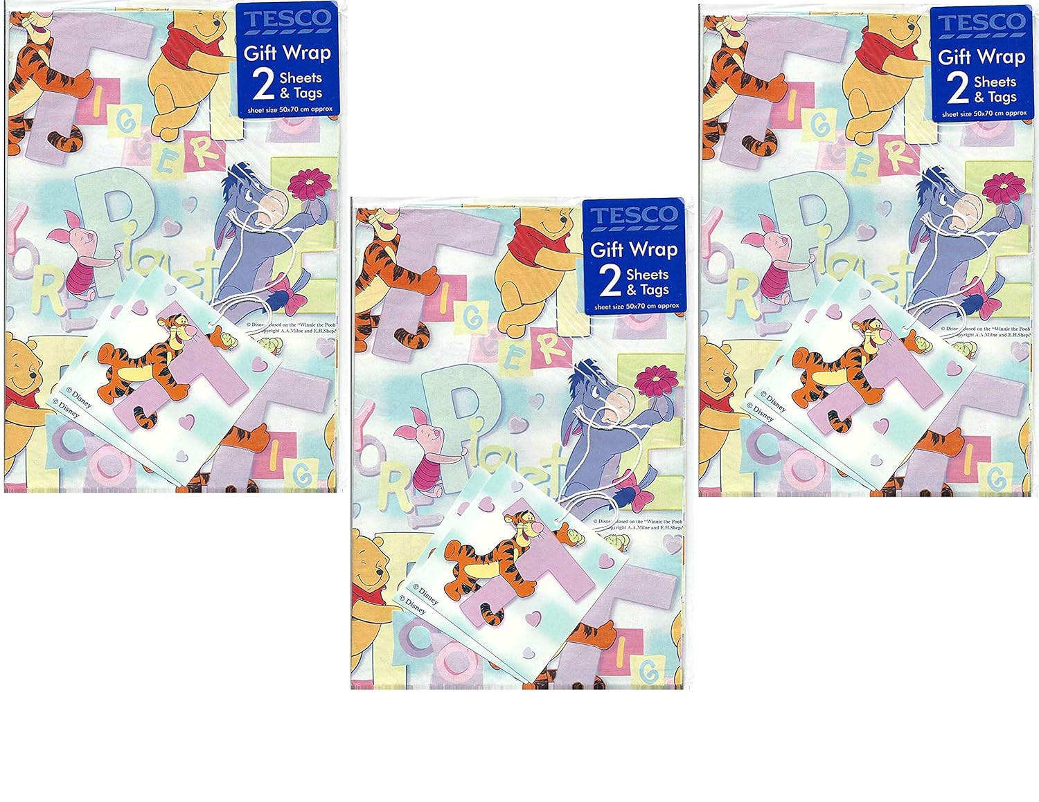 Amazon Com Baby Shower Child Birthday Winnie The Pooh Wrapping