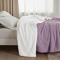 Bedsure Sherpa Fleece Blankets Queen Size for Bed