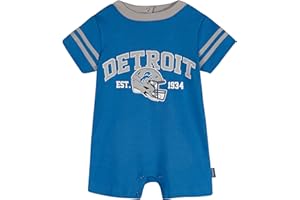 Gerber NFL unisex-baby Nfl Team Short Sleeve Romper