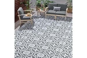 ALFOLO Outdoor Rug Waterproof 9x12 Camping Rug Outdoor Carpet for Patio,Outdside Rug,Plastic Straw Mat, Rv Camping Essentials,Outdoor Mat Decor Deals for Patio,Camping,Deck,Balcony,Porch,Poolside,Beach