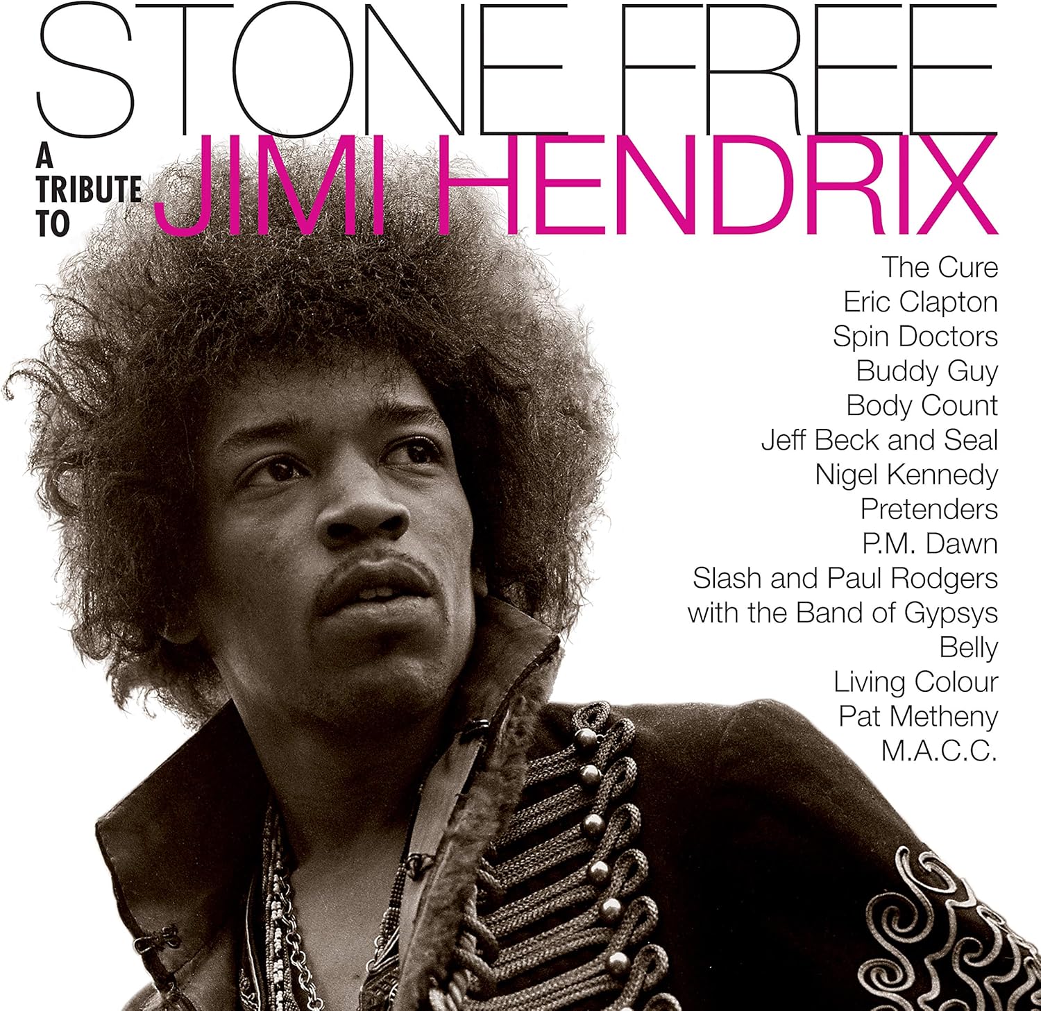 Stone Free Jimi Hendrix Tribute (Black & Clear Vinyl) (Rocktober
