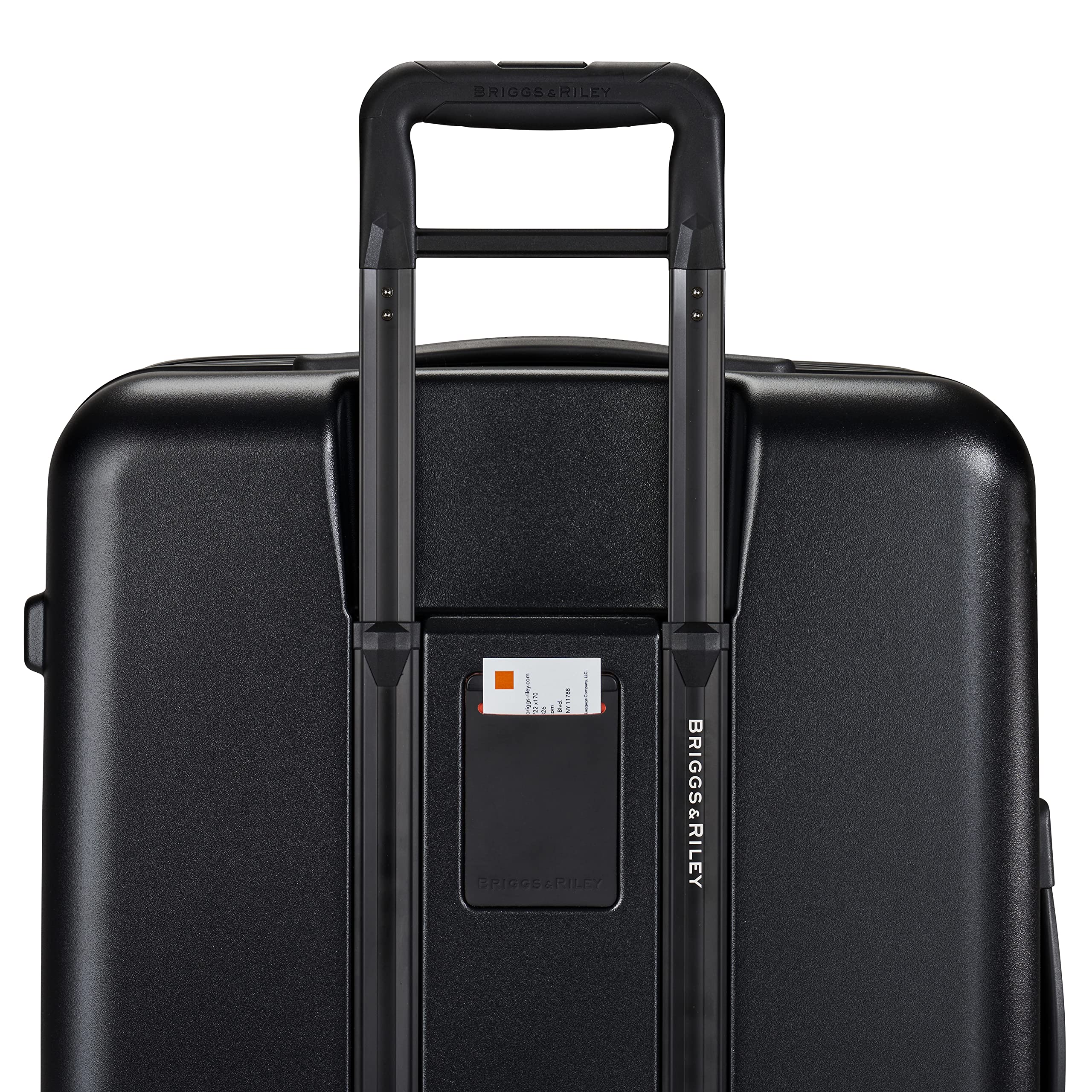 Briggs & Riley Sympatico Hardside Large Spinner Luggage, Matte Black, 27-Inch Checked