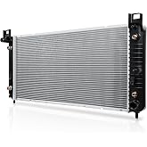 DWVO 34'' Core Radiator Compatible Compatible with Chevy Silverado Suburban GMC Yukon Sierra Tahoe Escalade Hummer H2 4.3L 4.8L 5.3L 6.0L 6.2L V8 DWRD1001