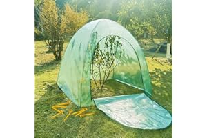 CHPPEY 59″*59″*60″ Large Winter Plant Warm Covers with Air Hole for Raised Bed- Warm Tent Freeze Protection Humidity Domes for Germination, Seedling Propagation Protecting Plants from Animals