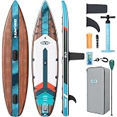 ZLX Inflatable Paddle Board, 11'6"/10'6" x 33" Stable Stand Up Paddleboard | Unique Center Fin, Non-Slip Deck Pad, Complete Accessories, Extra Wide SUP for Beginners, All Skill Levels On Any Water