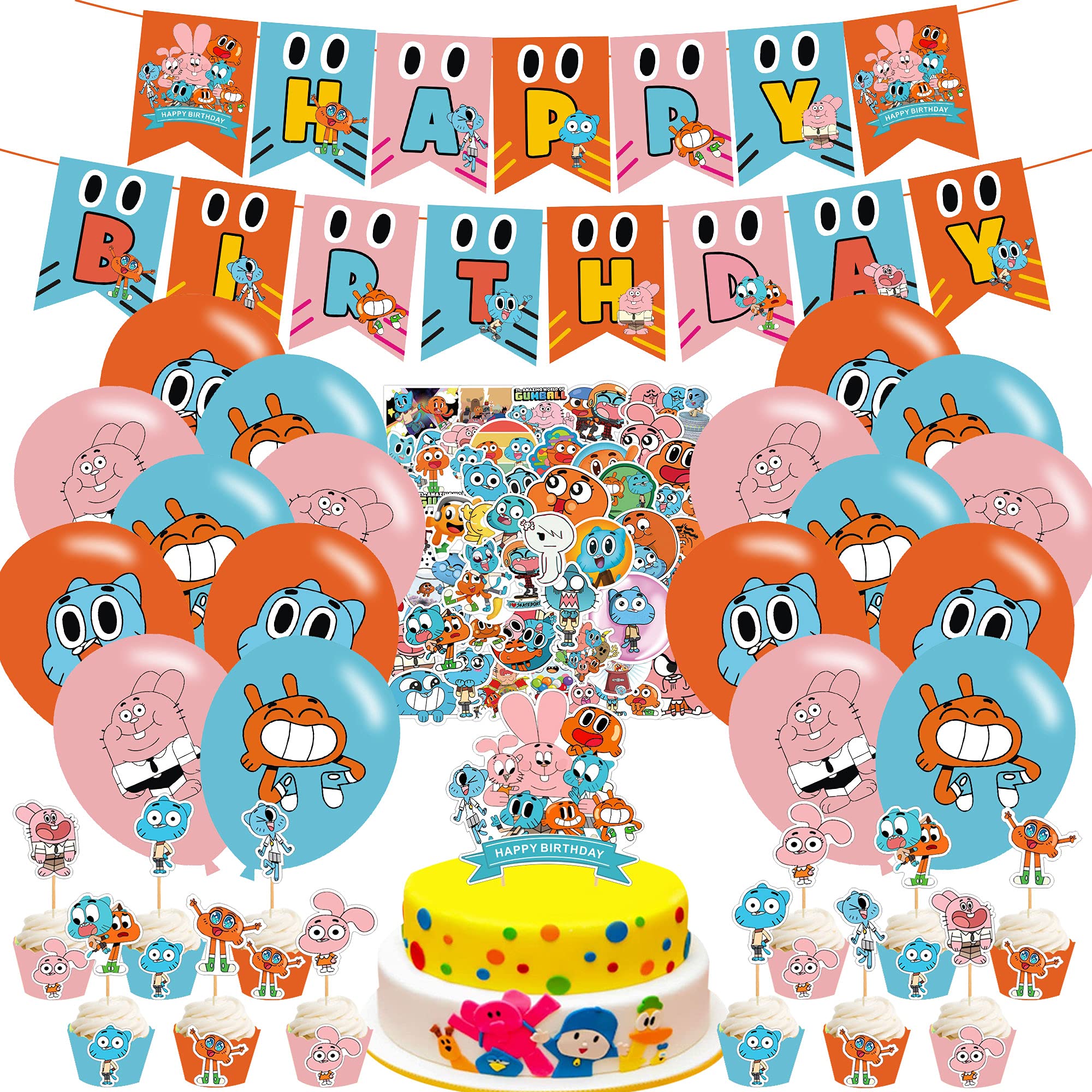 Buy Party Decorations for The Amazing World of Gumball , The Amazing