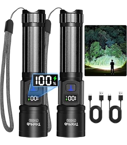 Powerzone 1365899 1000 Lumens 2 Piece LED Flashlight Set - Amazon.com Powerzone 1365899 1000 Lumens 2 Piece LED Flashlight Set - Amazon.com