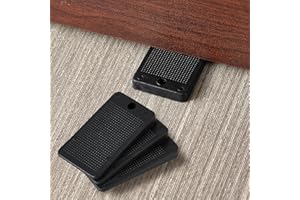 HNMZDS Furniture Levelers Plastic Shims for Leveling Black Rubber Wedge for Table Toilet Refrigerator Piano, Small Shims for Home Improvement and Work 0.2" Height(6 PCS-Black)