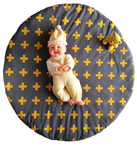 HappyBox Baby playmat and Crawling mat, and Rug (Grey)