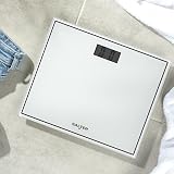 Salter Compact Digital Bathroom Scale 150kg LCD Step On Slim Glass Platform view 4