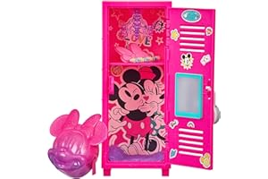 REAL LITTLES Disney - Minnie Mouse Locker and Exclusive Backpack. Customize Your Locker with 10 Surprises