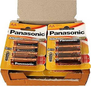 Panasonic POWER LR6 AA - Pack de 48 pilas alcalinas: Amazon.es: Electrónica