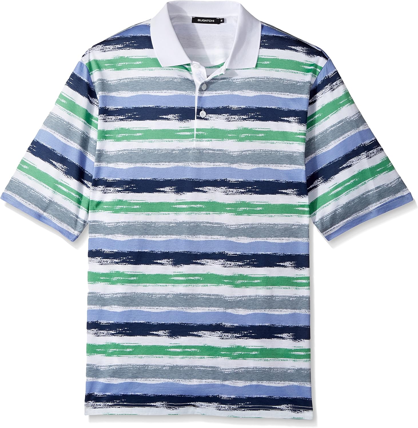 Bugatchi Men's Duardo Golf Polo Shirt, Paradise, Medium at Amazon Menâs Clothing store
