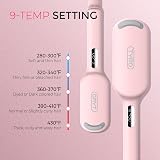 TYMO Rovy Hair Waver Crimper 32mm Dual Voltage Ionic Ceramic Pink view 7