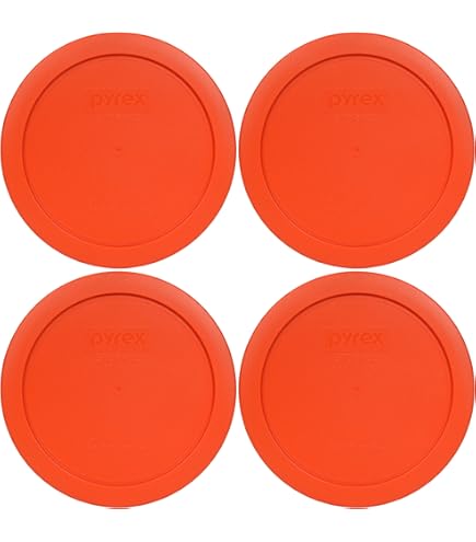 Pyrex 7201-PC Meyer Lemon Yellow Plastic Lid - Fits 4-Cup Glass Bowl, Dishwasher Safe