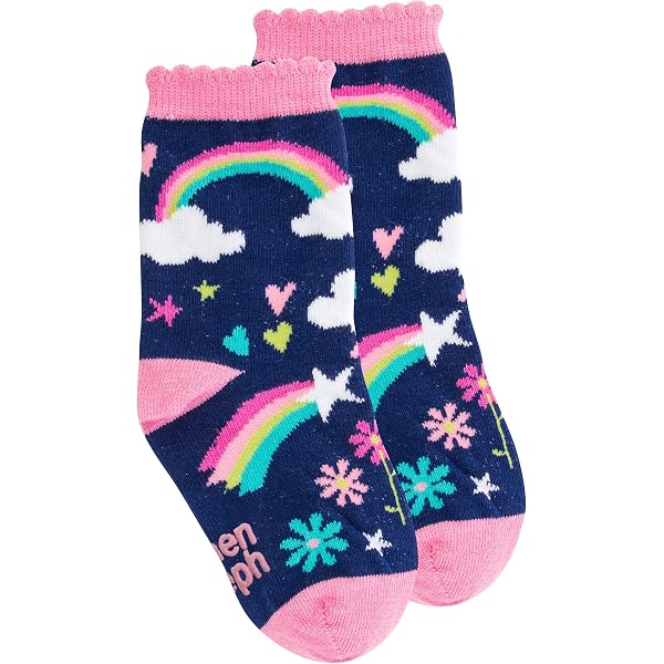 thumbnail image 2 of Stephen Joseph, Unisex Kids Crew Toddler Holiday Socks Bee, Large 2 of 9