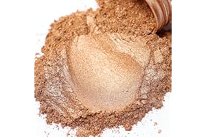 FIREDOTS Pearl Bronze Mica Powder - 100 Grams - Epoxy Resin Color Pigment - Metallic Bronze Mica Powder for Epoxy Resin - Bronze Epoxy Pigment Powder - Epoxy Color Pigment - Epoxy Resin Pigment