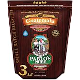3LB Pablo's Pride Guatemala - Medium-Dark Roast - Whole Bean Coffee - Low Acidity - 3 Pound (3 lb) Bag