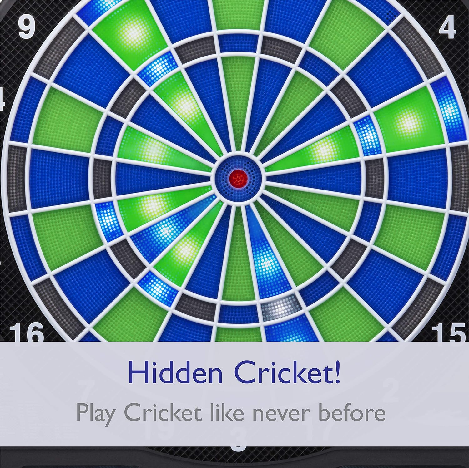 Viper Ion Electronic Dartboard, Illuminated Segments, Light Based Games, Green And Blue Segment Colors, Ultra Thin Spider to Increased Scoring Area, Target Tested Tough Segment For Enhanced Durability : Sports & Outdoors