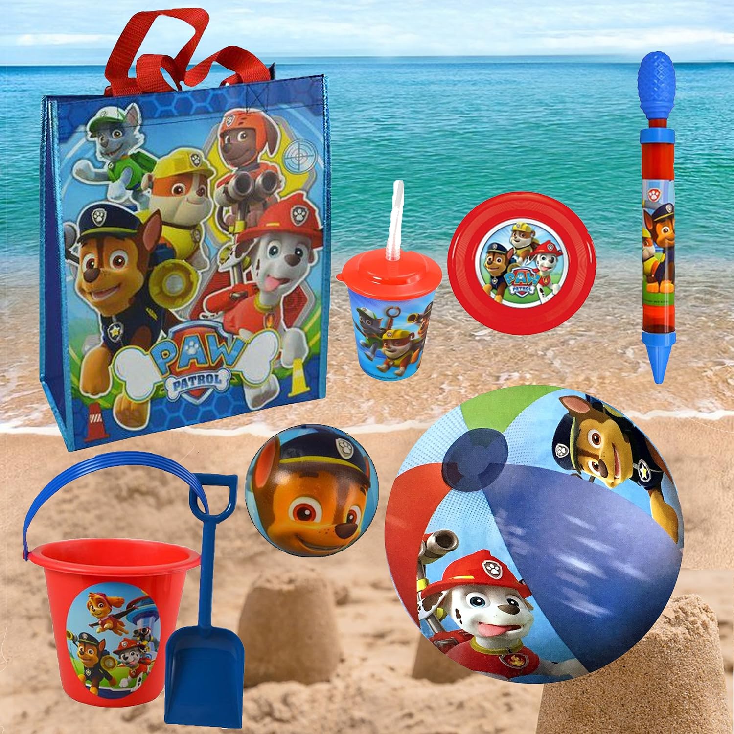 paw patrol beach set