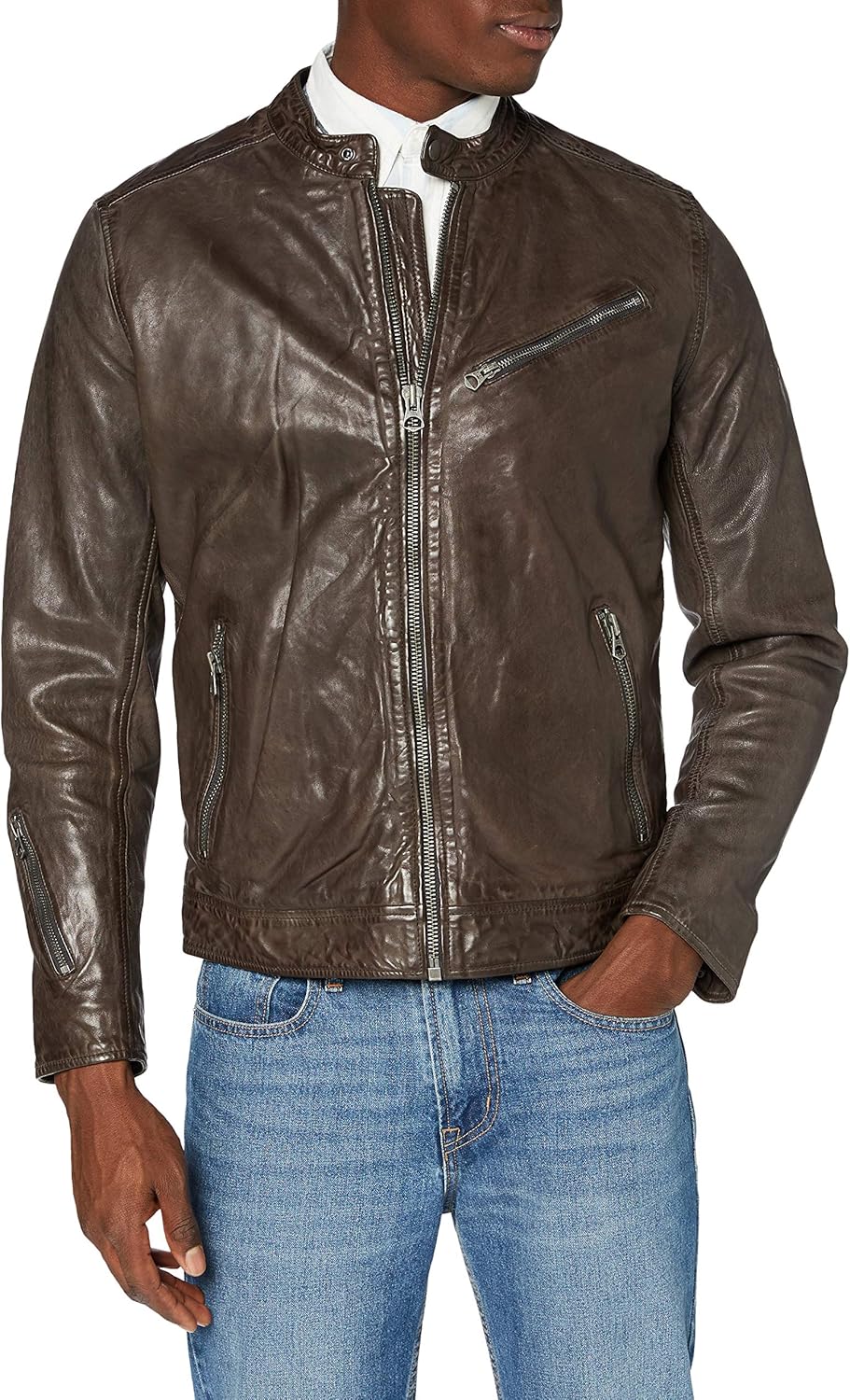 pepe jeans leather