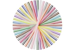 Quilax 52 Pcs Books Binding Headbands Endbands, 11.8×0.5 Inch Wide Cotton Book Headband Binding Kit, Cuttable Book Band Materials for Beginners School Supplies(Multicolor)