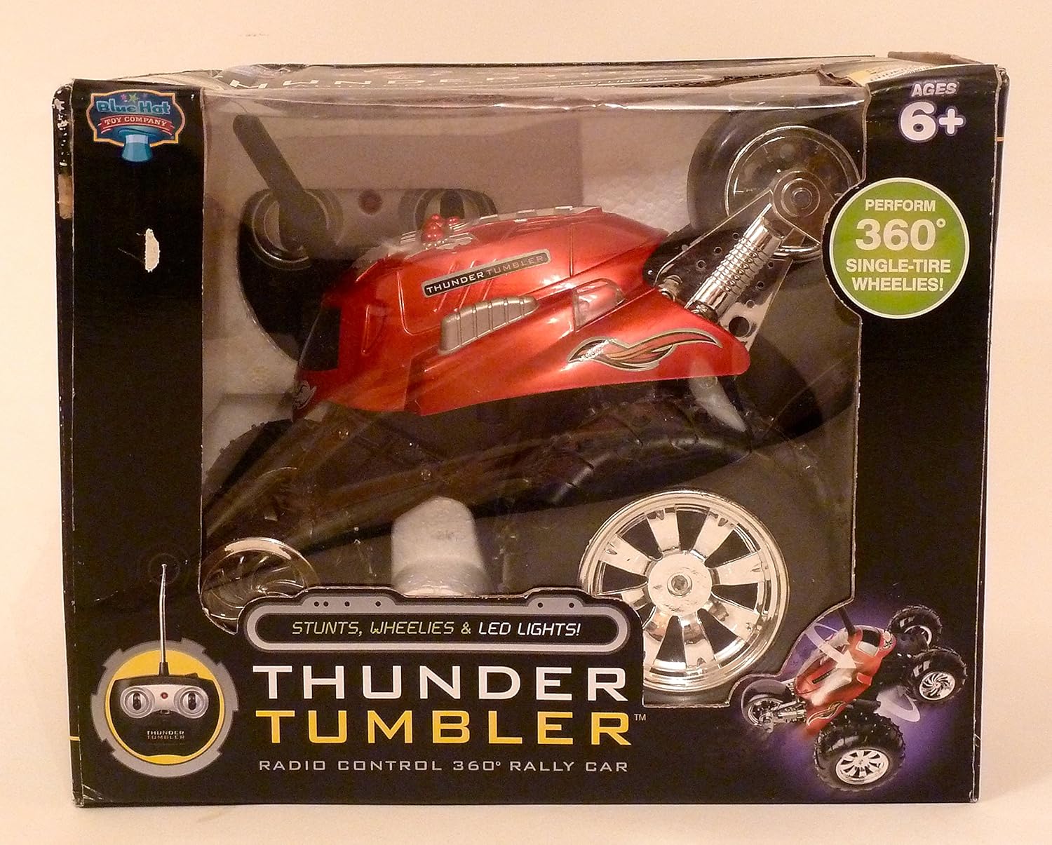 rc 360 rally car thunder tumbler