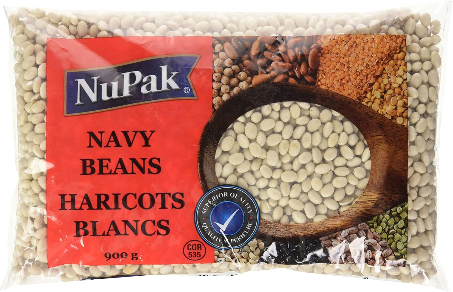 Nupak Navy Beans, 900Gm Amazon.ca Grocery