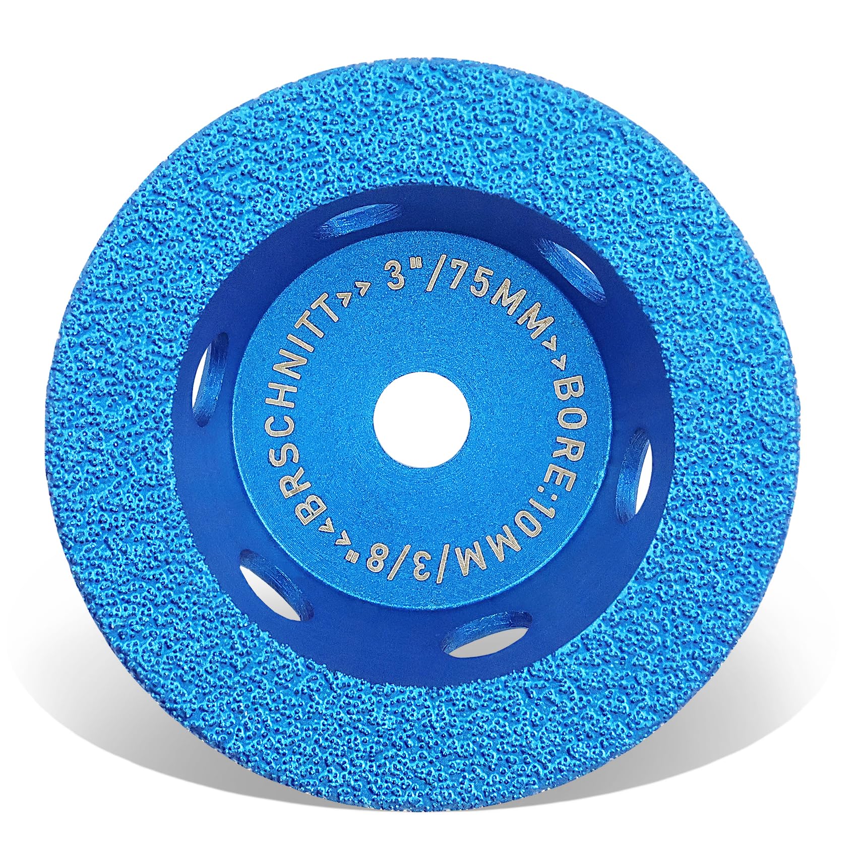 BRSCHNITT 3 inch Diamond Grinding Wheel - Diamond Profile Wheel Grinding for Granite,Porcelain,Ceramic Tile,Marble