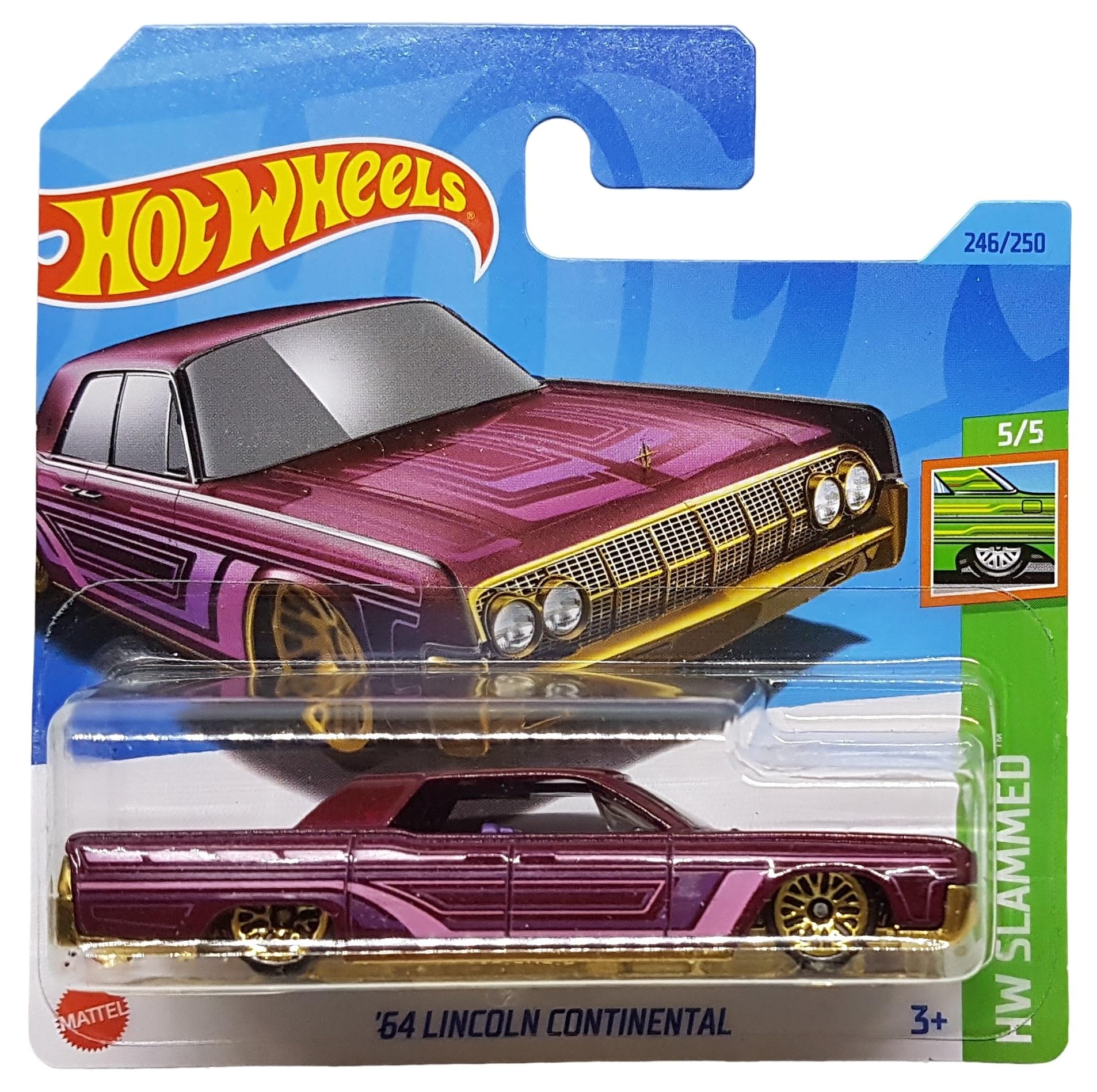Hot Wheels - ´64 Lincoln Continental - HW Slammed 5/5 - HKJ09 - Short Card - Ford - Mattel 2023-1:64