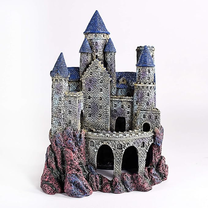 Penn Plax Wizard S Castle Aquarium Decoration Hand Painted With