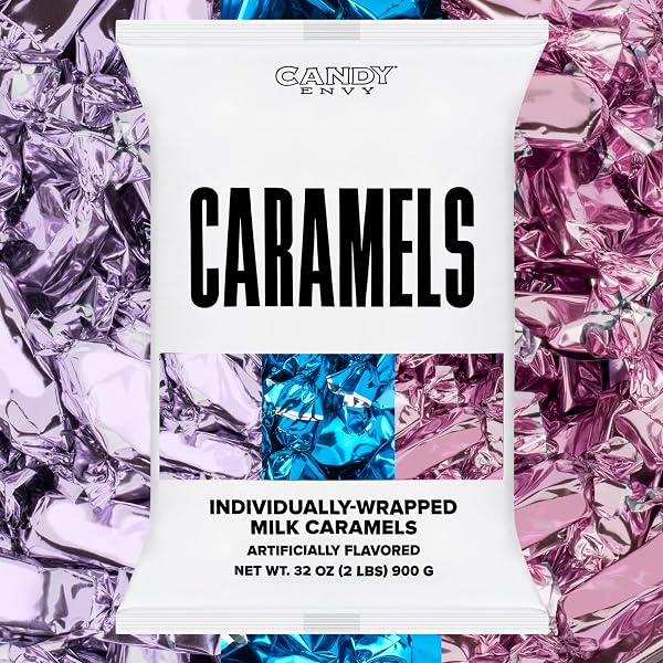 CANDY ENVY – INDIVIDUALLY WRAPPED CARAMELS – MERMAID...