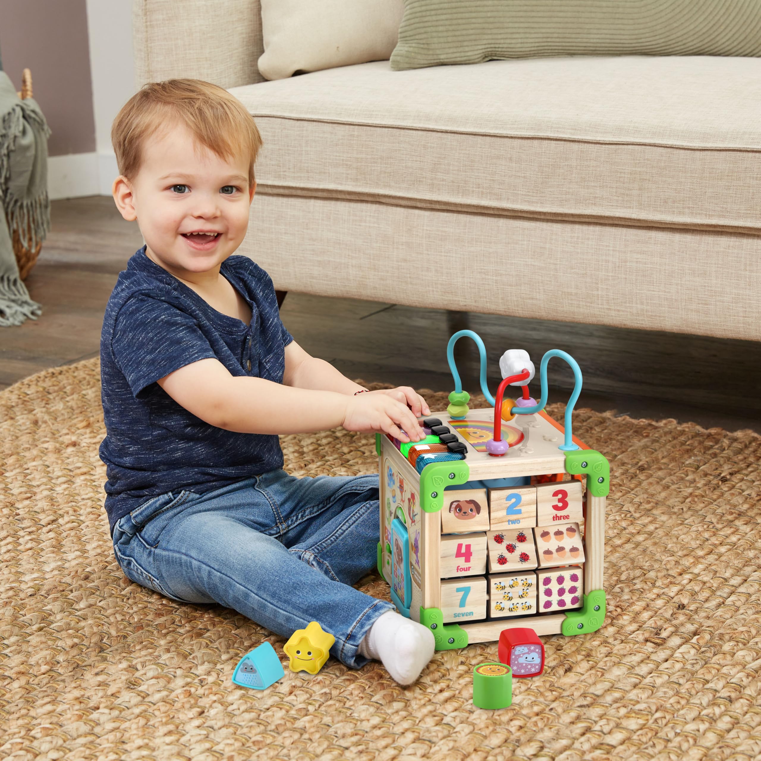 LeapFrog Touch and Learn Wooden Activity Cube