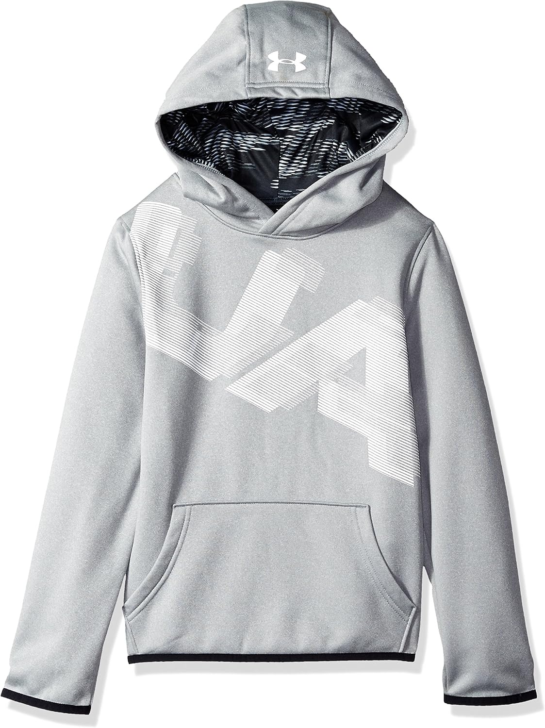 Under Armour Boys Fleece Highlight Printed Hoodie: Clothing