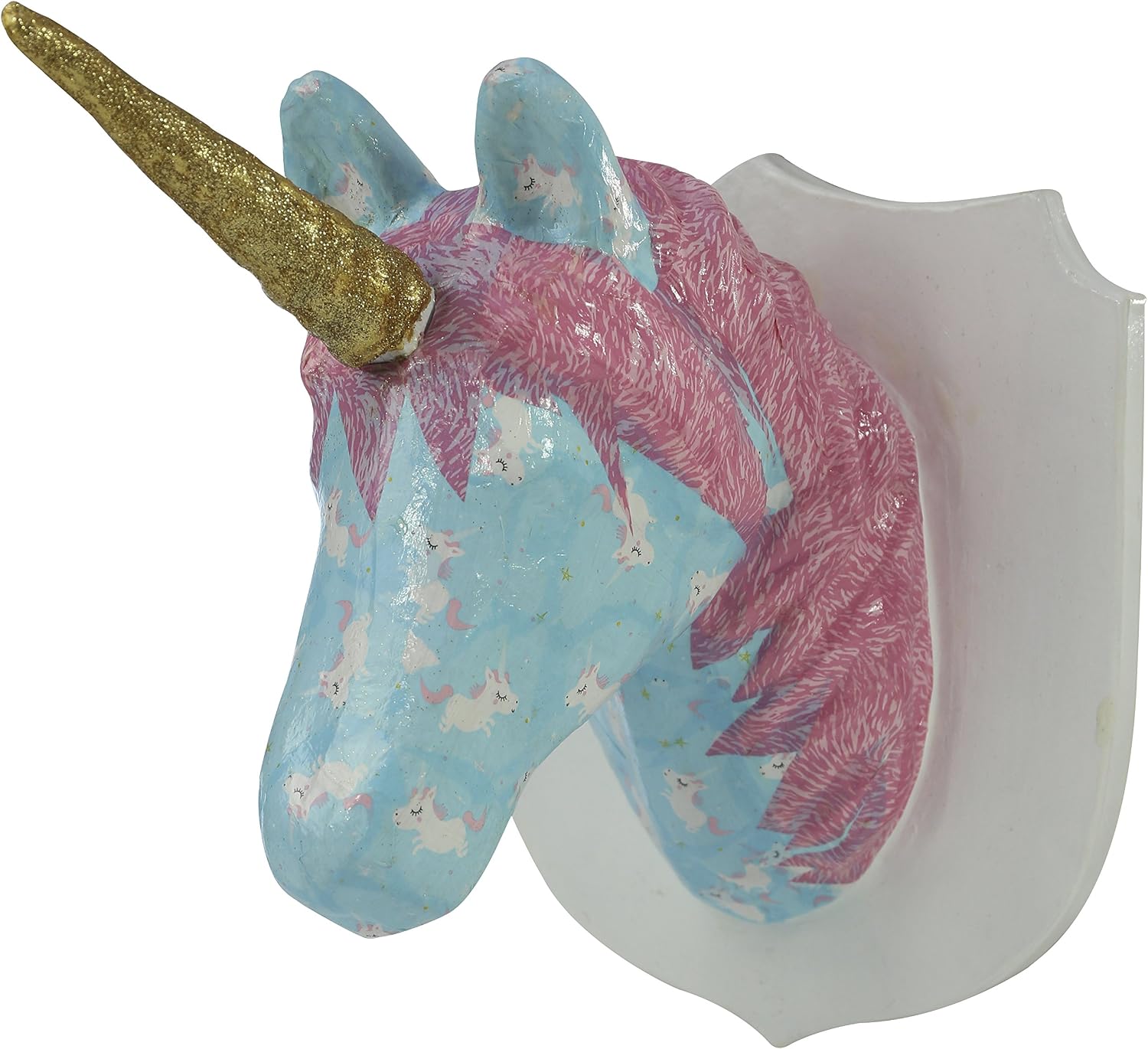 Décopatch Large Unicorn Trophy Head Mache, 31x25x35cm - Image 3