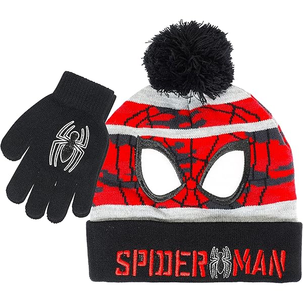Ensemble Bonnet, Gants Et écharpe Marvel Pour Garçon - Gris, Neuf