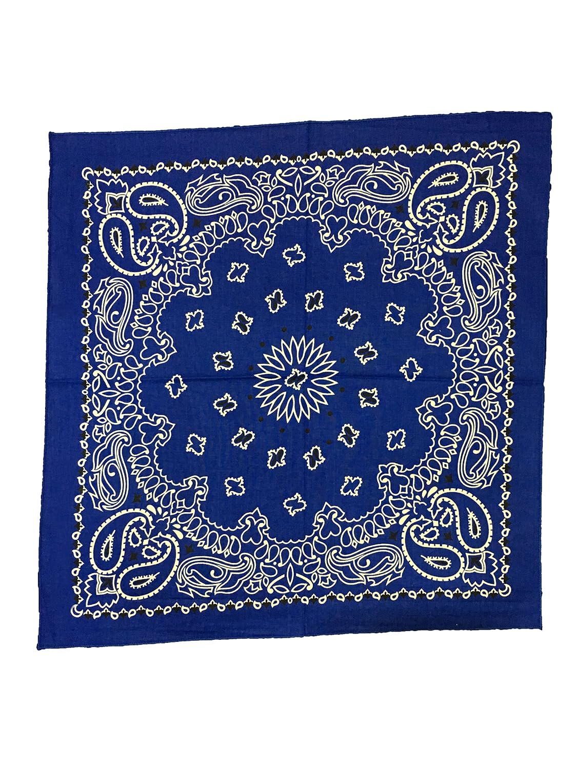 6 pieces of blue bandanas unisex bandanas printed bandanas cotton bandanas paisley bandanas men bandanas gents bandanas cowboys bandanas bikers bandanas mask